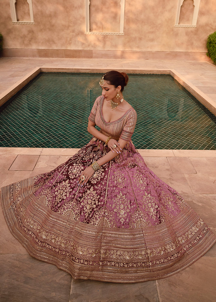 Shades Of Pink Ready to Wear Designer Viscose Lycra Silk Lehenga Choli With Fully Embroidered work