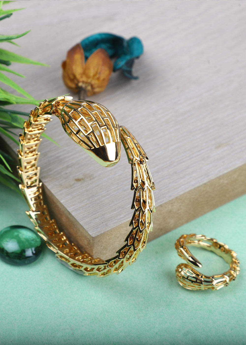 Designer Bracelet In Gold Finish
